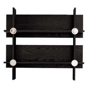 Decorative 2-Tier Multi-Functional Wood Storage Bookshelf HE2304