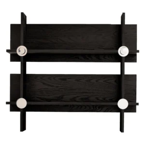 Decorative 2-Tier Multi-Functional Wood Storage Bookshelf HE2304