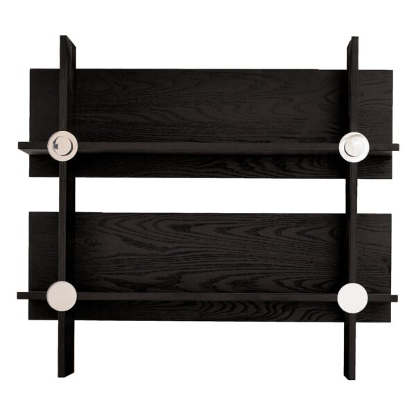 Decorative 2-Tier Multi-Functional Wood Storage Bookshelf HE2304