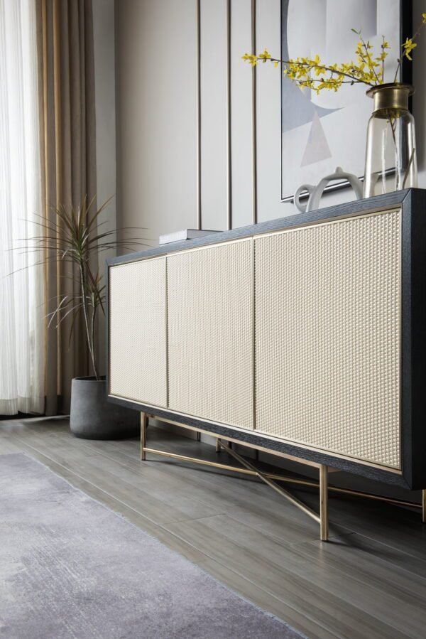 HE3694C-2 Luxury Veneer Sideboard Storage HE3694B