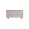Wooden Storage Cabinet with Fluted Design HE3708