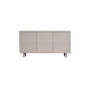 Wooden Storage Cabinet with Fluted Design HE3708
