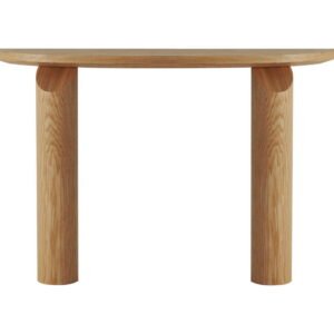 HE3711-E1 MDF with Ash Grain Veneer Nordic Minimalist Entryway Hallway Table HE3711