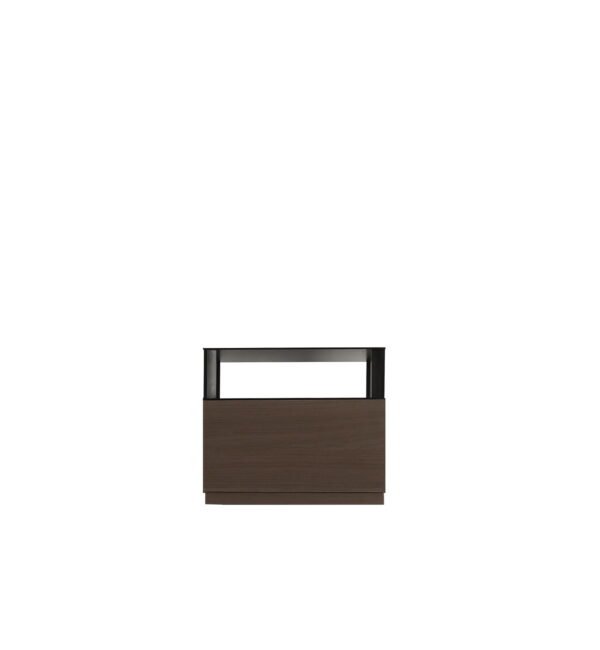 HE3712-1.1拷贝 Customizable Brown Walnut Veneer Wood Cabinet HE3712