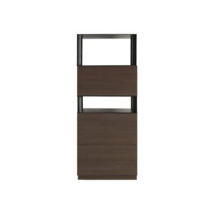 Customizable Brown Walnut Veneer Wood Cabinet HE3712