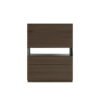 Customizable Brown Walnut Veneer Wood Cabinet HE3712