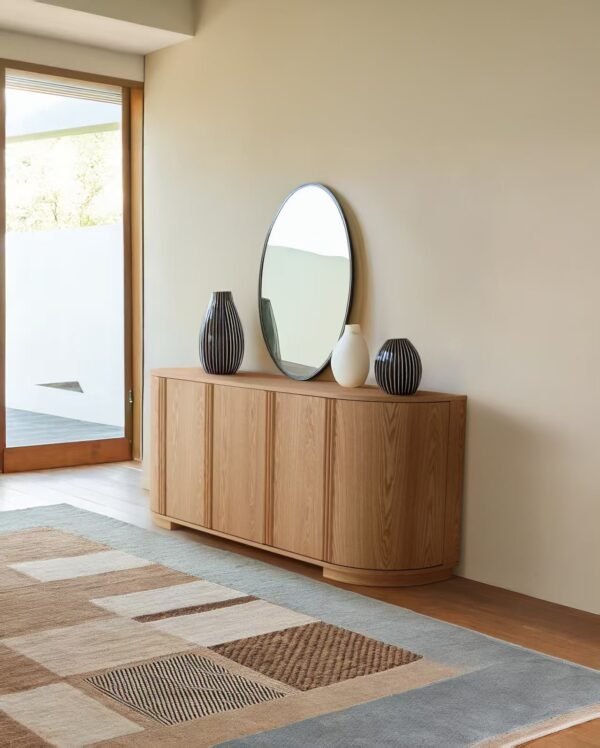 HE3719 Natural Color Sideboard Cabinet HE3719