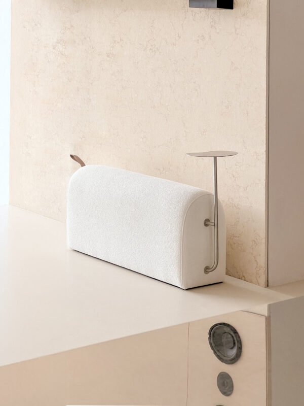 IMG_4682 拷贝 Ins Design Teddy Boucle Fabric Pony Stool JHB204
