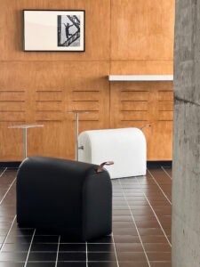 Ins Design Teddy Boucle Fabric Pony Stool JHB204