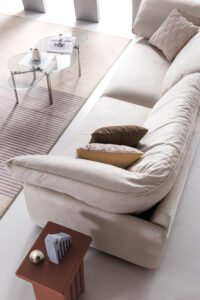 Upholstered Fabric Sofa Set JHB189
