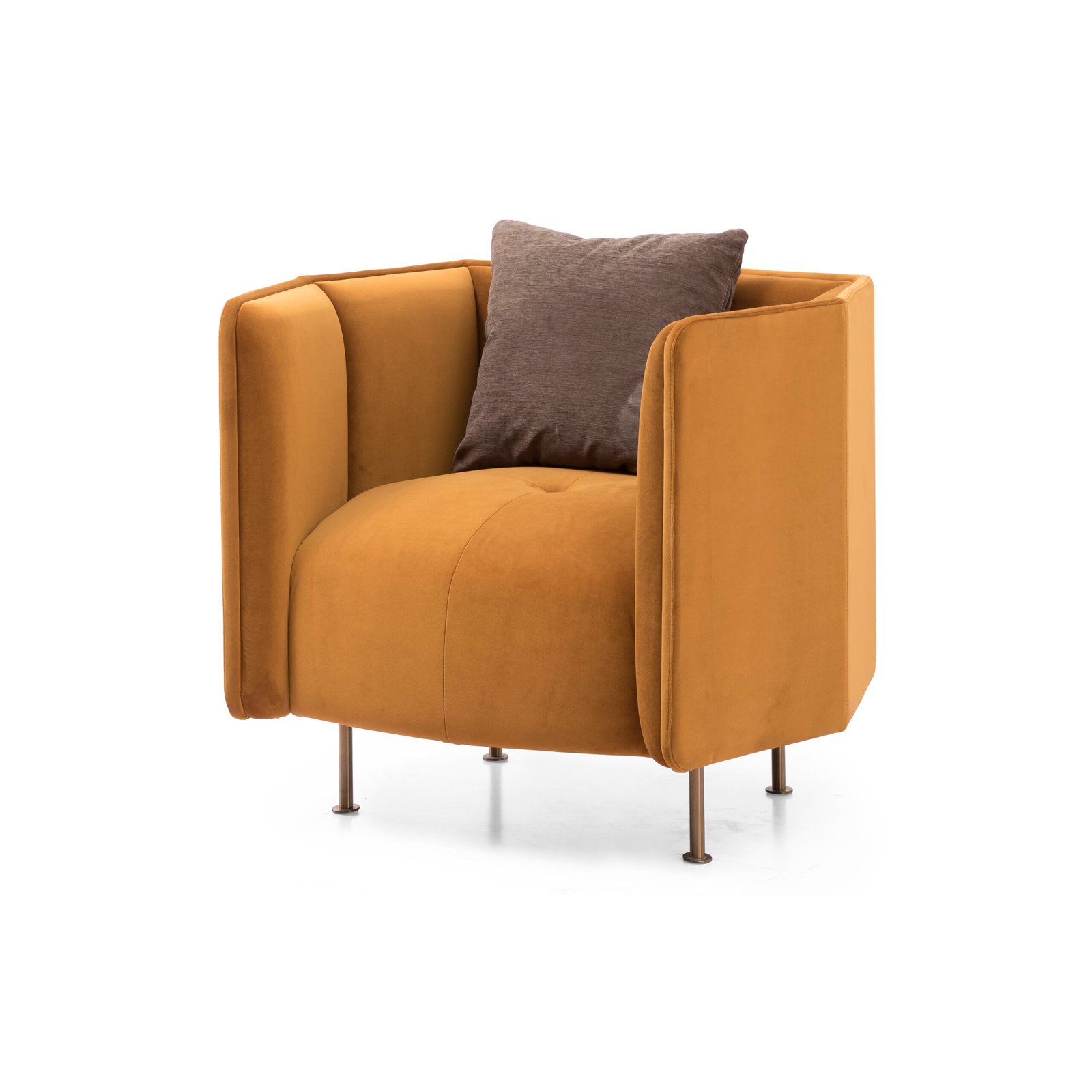 JHB119A黄 Modern Nordic Luxury Daisy Armchair JHB119A