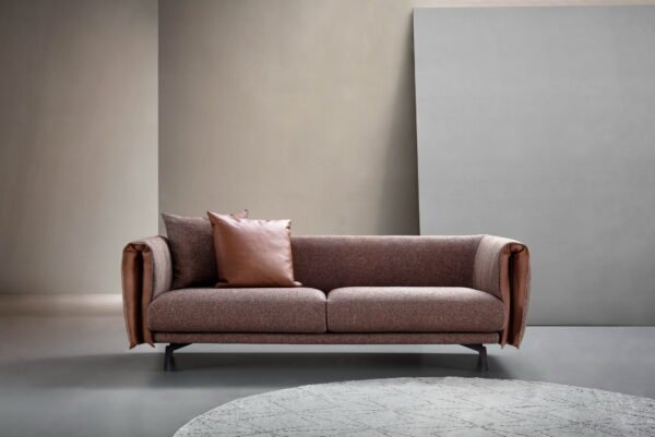 JHB129 (4) Folding Narrow Armrest Compact Sofa JHB129