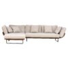 Nordic Style L Shaped Sectional Reclining Fabric Sofa JHB132