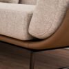 Nordic Style L Shaped Sectional Reclining Fabric Sofa JHB132