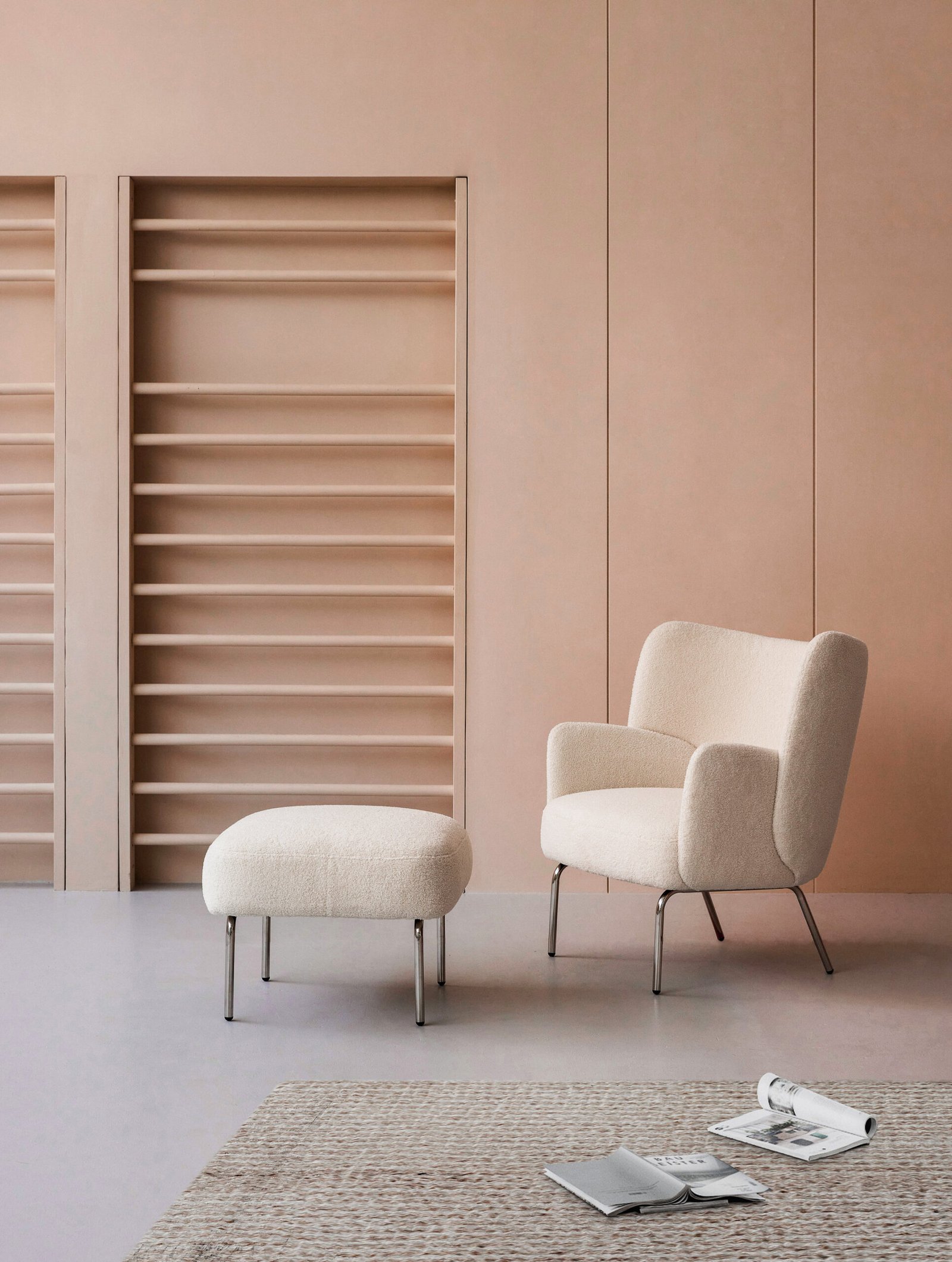 Clam shell Leisure Arm Chair JHB141