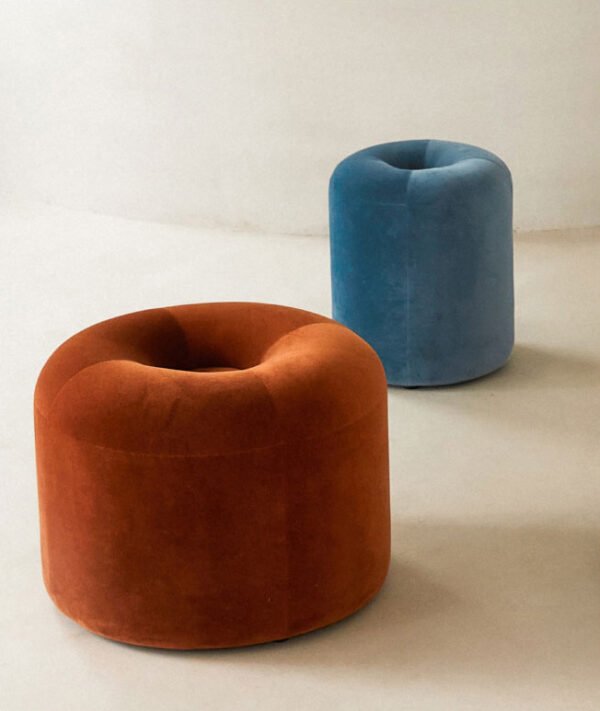 JHB166+JHB167 Creative Nordic Entry Lounge Canelé Stool JHB166&JHB166A&JHB168