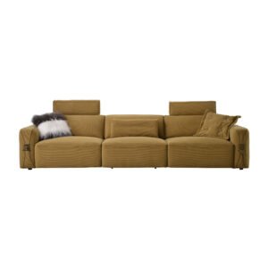 Lying Flat Sectional Sleep Reclining Electric Sofa Bed JHB195