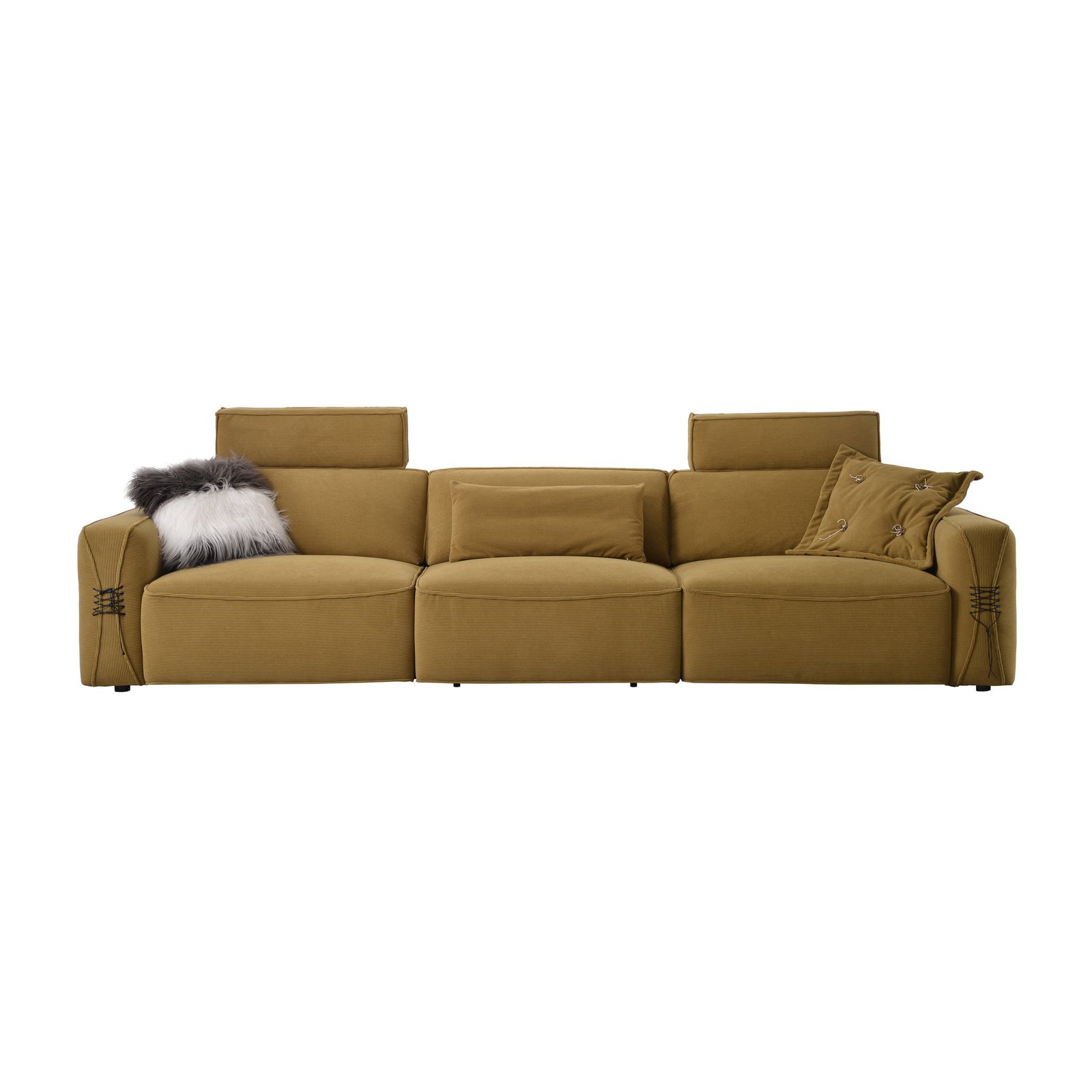 Lying Flat Sectional Sleep Reclining Electric Sofa Bed JHB195