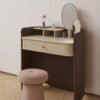﻿ Luxury Modern Leather Cover Elegant Makeup Table HE6280