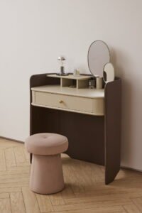  Luxury Modern Leather Cover Elegant Makeup Table HE6280