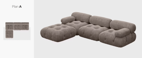 Mario Bellini Designer Modular Modular Sofas Couch DN1075