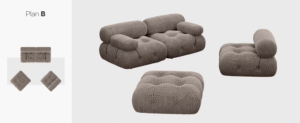 Mario Bellini Designer Modular Modular Sofas Couch DN1075