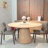 Wooden Veneer Classic Round Dining Tables A934C