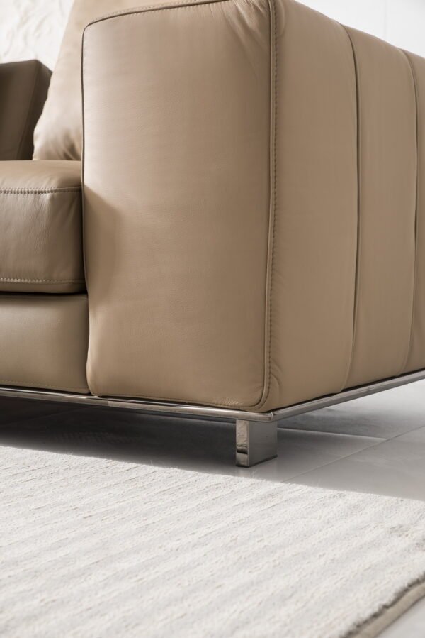 UN001 沙发细节 (1) Nordic Italian Genuine Leather Sofa UN001