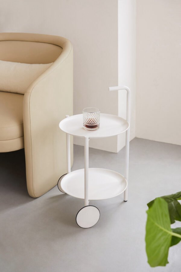 WHLX0130 Luxury Modern Storage Trolley Side Table HE5665