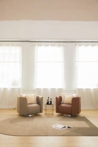 Modern Nordic Luxury Daisy Swivel Chair JHB119B