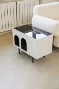 Wooden Storage Function Bedside Table C283