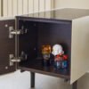 Wooden Storage Function Bedside Table C283