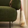 Modern Teddy Boucle Fabric Bread Sofa JHB150