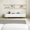 French Style Elegant Curved TV Cabinet HE1273