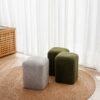 Entrance Furry Foot Rest Stool JHB164