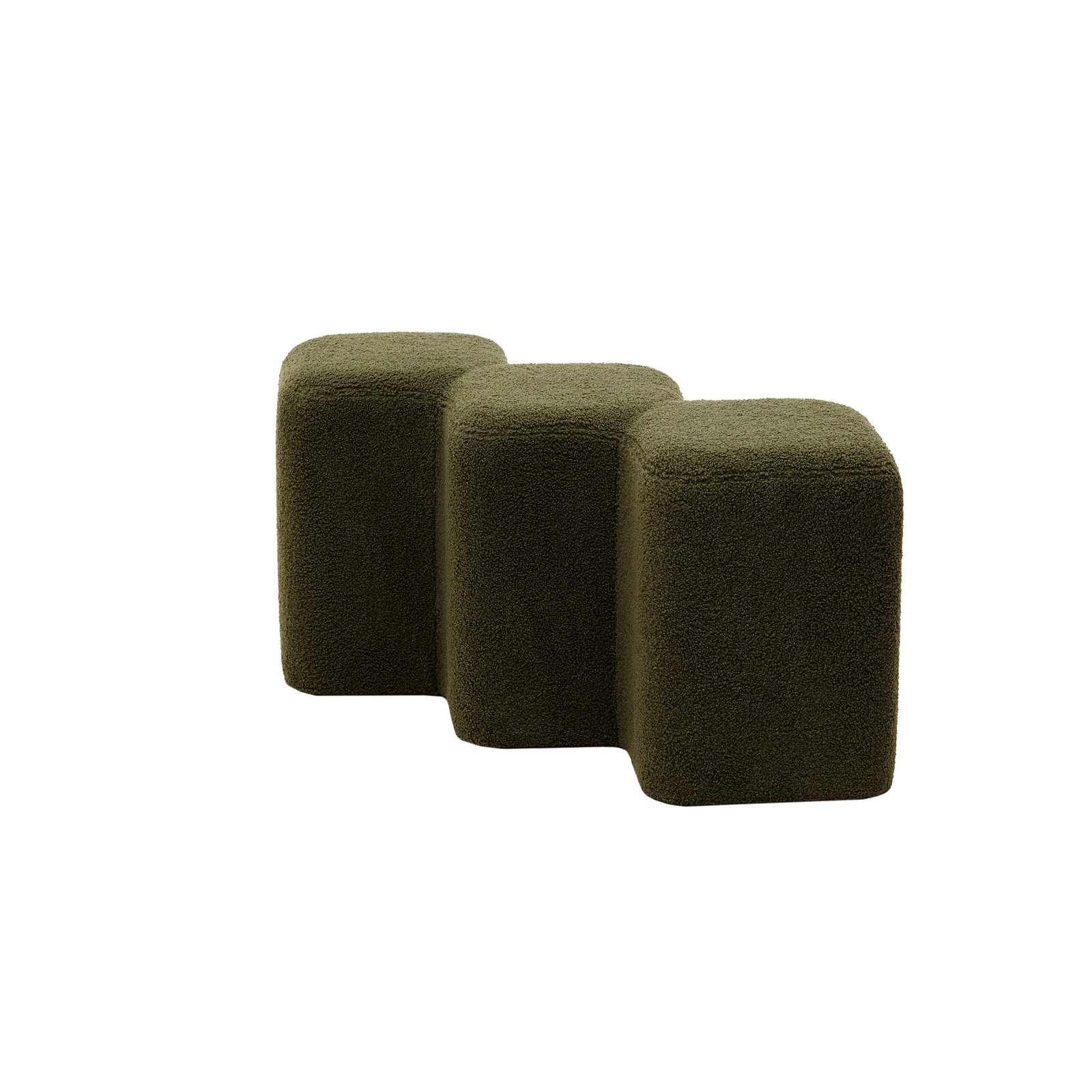 WHLX22585 Entrance Furry Foot Rest Stool JHB164