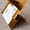 Golden Stainless Steel Newspaper Shelves HE5651