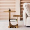 Gold Color Stainless Steel Side Table C275