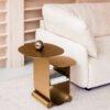 Gold Color Stainless Steel Side Table C275