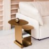 Gold Color Stainless Steel Side Table C275