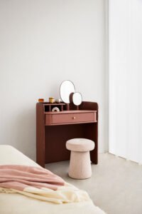  Luxury Modern Leather Cover Elegant Makeup Table HE6280