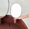 ﻿ Luxury Modern Leather Cover Elegant Makeup Table HE6280
