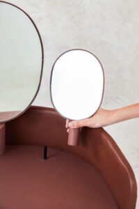  Luxury Modern Leather Cover Elegant Makeup Table HE6280