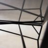 Square Metal Frame Glass Coffee Table C289