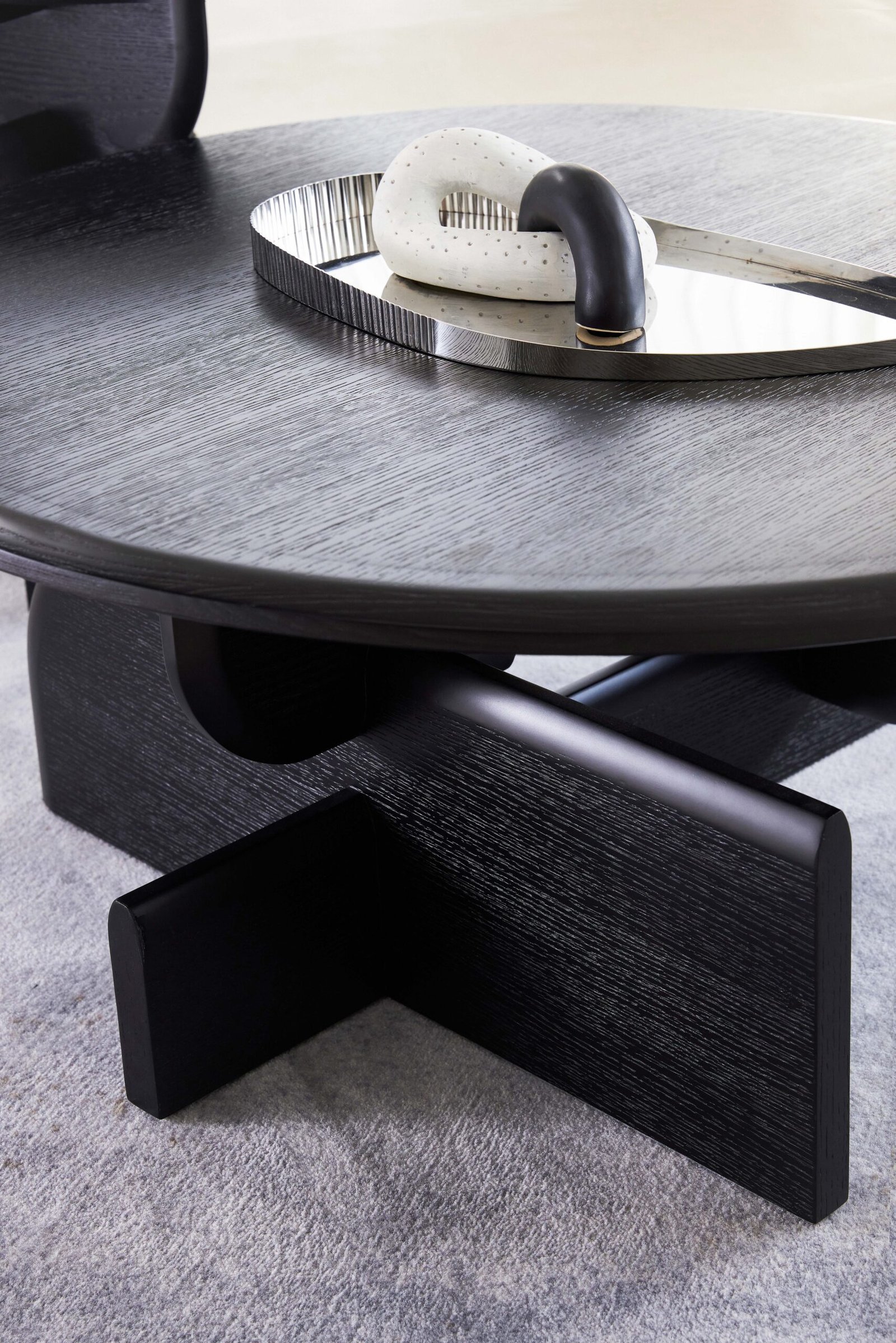 Unique Nordic Style Round Coffee Table Set C290