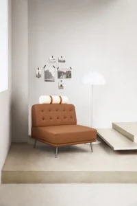 Leather Lounge Chair JHB142