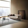 Curved Fabric Mochi Sofa JHB197