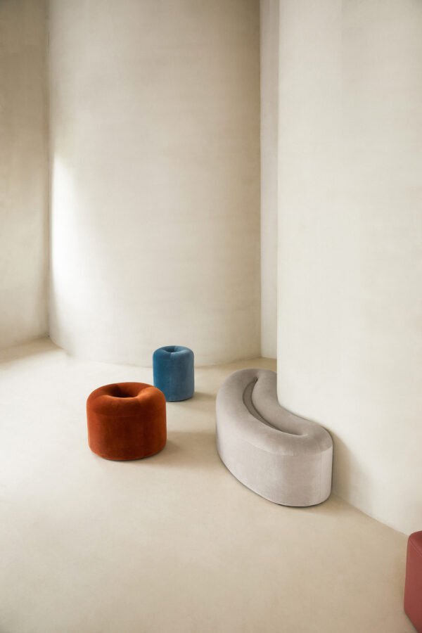 whlx0812-1 Creative Nordic Entry Lounge Canelé Stool JHB166&JHB166A&JHB168