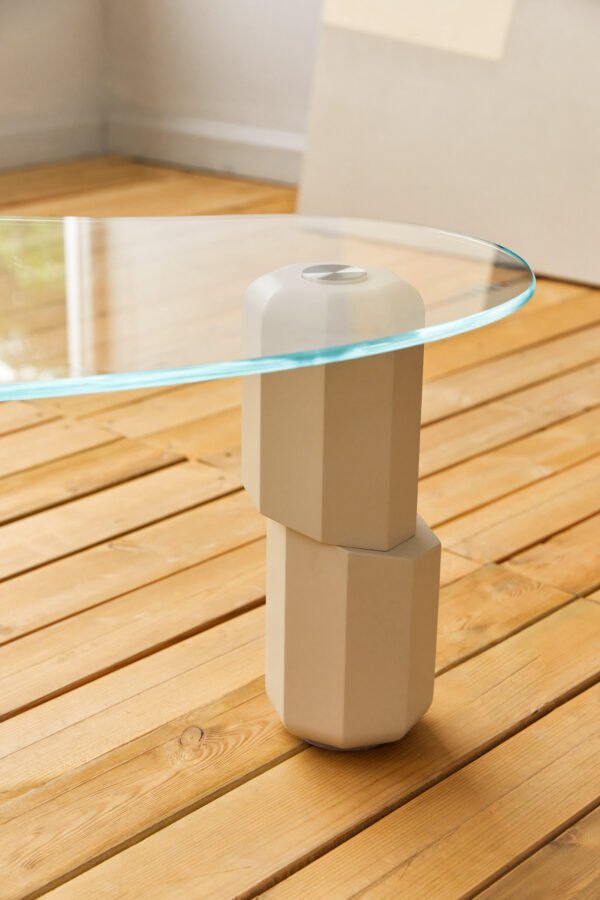 whlx1131 Bent Toughened Glass Coffee Table C272