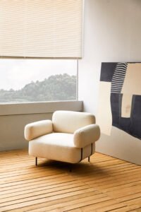 Modern Teddy Boucle Fabric Bread Sofa JHB150